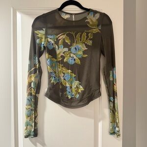 Free People Patterned Top size Small